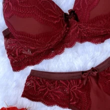 Women Bra & Panty Sets - Redwood - View 2
