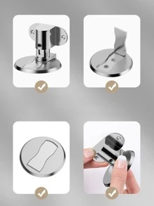 磁性門頂,門支架,,重型地面安裝門頂,牆保護裝置,隱藏 - 青碧色 - 查看 10