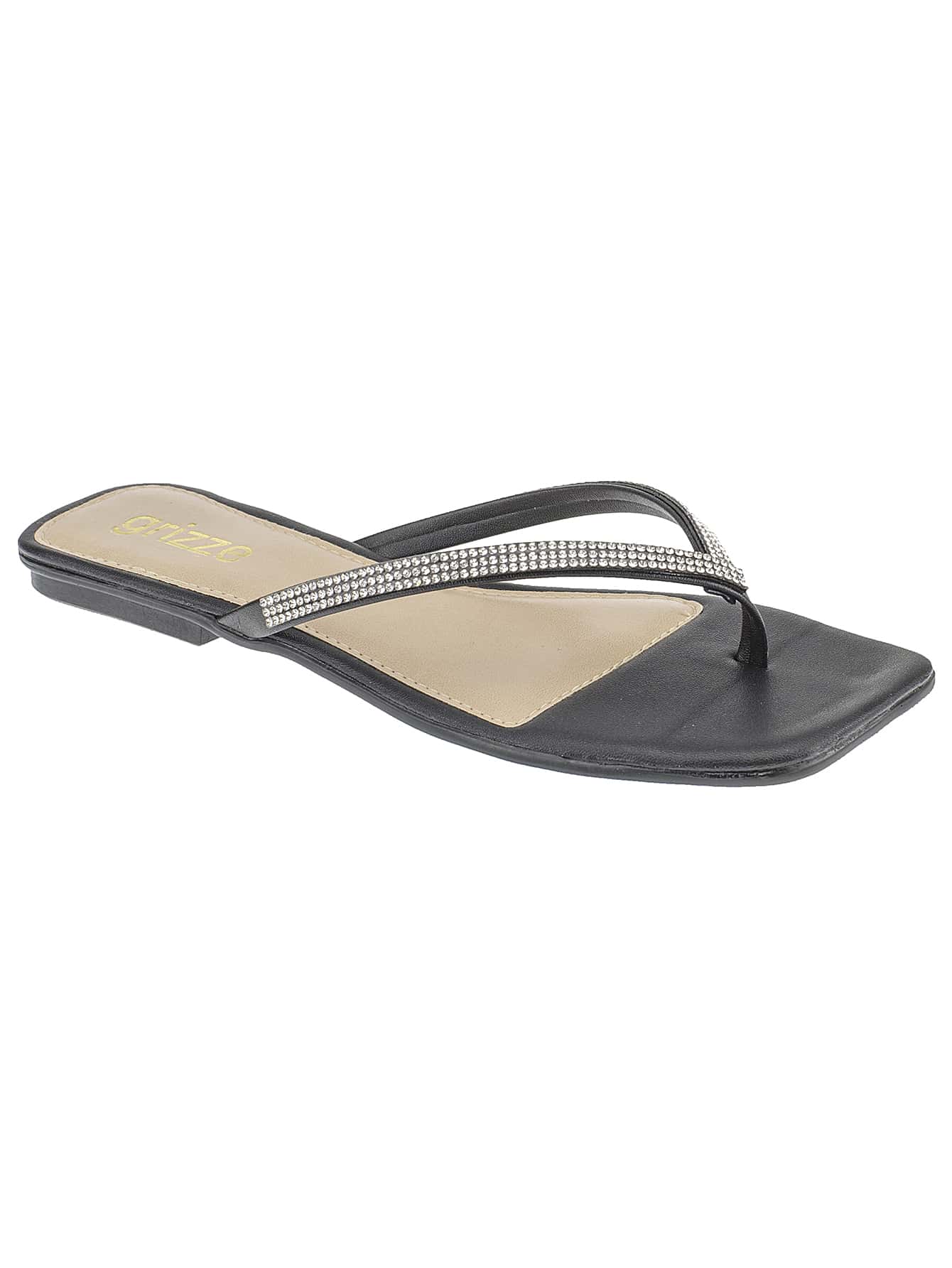 Women Flat Sandals - màu đen - Xem 1