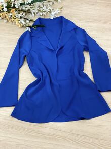 Women Blazers - Màu xanh lam - Xem 1