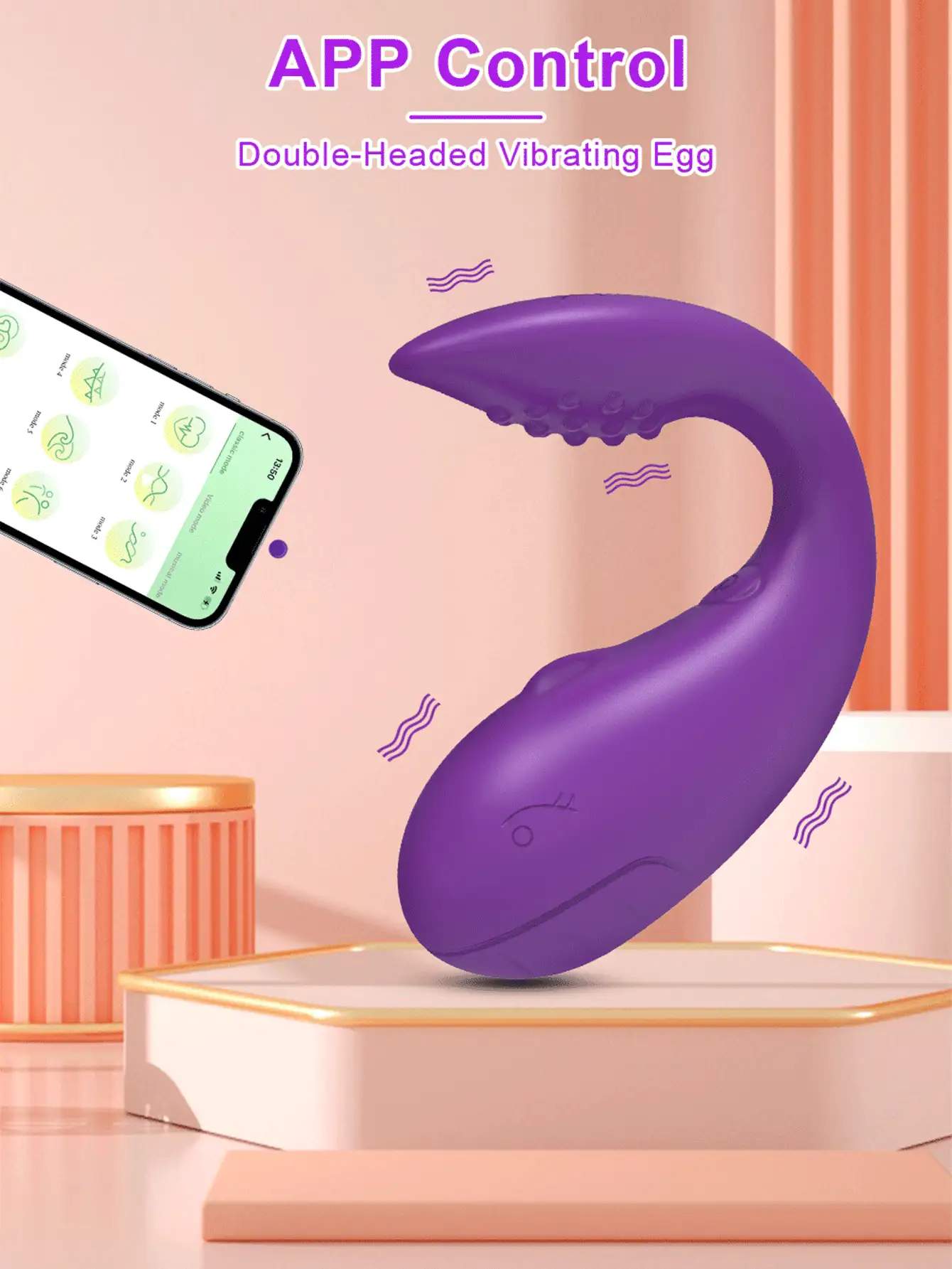 App-gesteuerter Jump-ei-, Tragbarer Höschen-, Weiblicher G-punkt--nippel-stimulator, Für Erwachsene Für Weibliche Paare, Vorspiel-flirtspielzeug, Sexuelles Wohlbefinden, Juguetes Sexuales