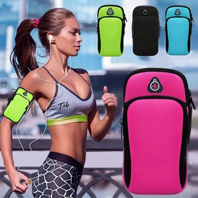 Black Running Phone Bag