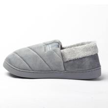 Taille mini (il est recommandé de commander 1 taille au-dessus) Pantoufles d'intérieur simples à enfiler en tricot, chaussures douces et confortables anti-dérapantes en tissu moelleux pour femmes et hommes, hiver