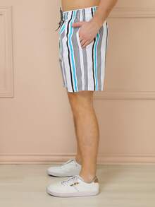 Men Shorts - 淺藍色 - 查看 4