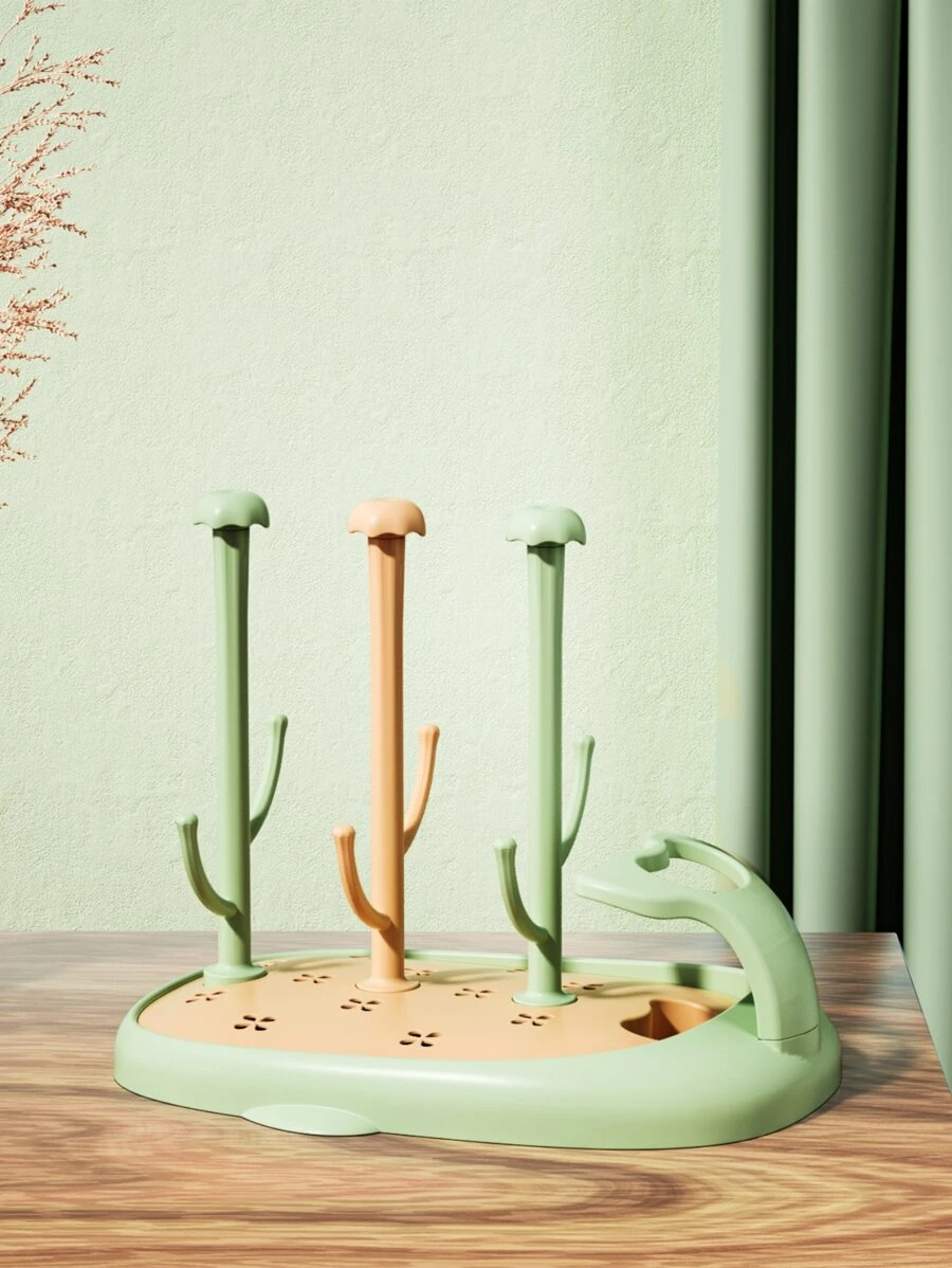 1set Baby Baby Bottle Drain Storage Rack - Multicolor - View 1