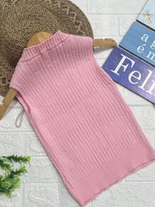 Women Knit Tops - Hồng - Xem 2