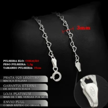 Fine Chain Bracelets - Bạc - Xem 2