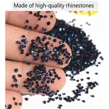 1pc Glitter Self-adhesive Ribbon Roll For Wedding Cake, Birthday, And Art Craft Decoration - Black AB - View 4