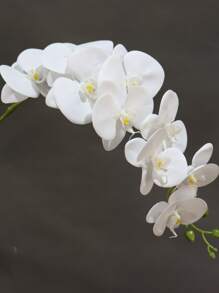 1pc Artificial Large Branch Orchid Plant For Home Decoration, Wedding, Party Celebration, Room Decor
