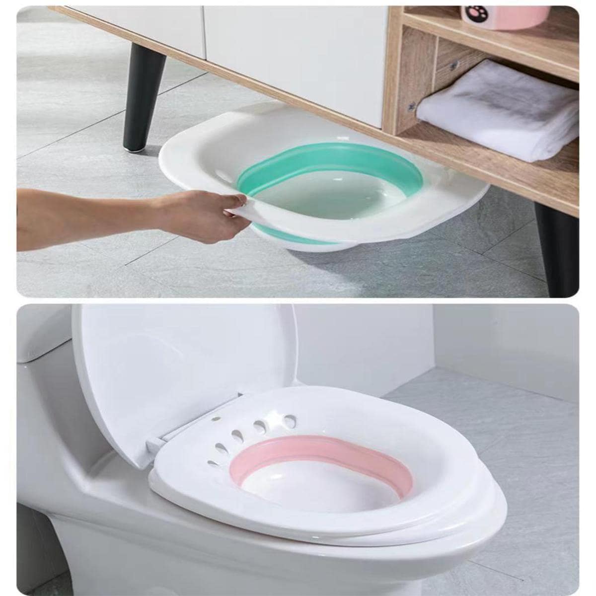1pc Foldable Postpartum Sitz Bath Basin For Pregnant Women After