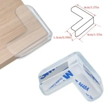 4/8/12 Miếng bảo vệ góc bàn bằng silicon nâng cấp cho bé, miếng bảo vệ góc bàn và cạnh bàn bằng silicon dày dặn, rộng rãi - Trong sáng - Xem 6
