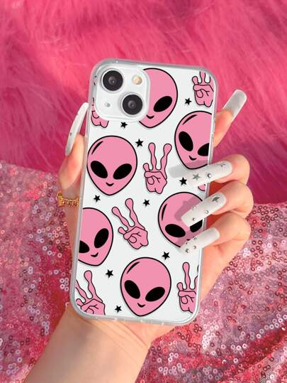 Funny Alien Pattern Phone Case