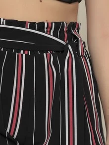 Women Shorts - 黑色 - 查看 5
