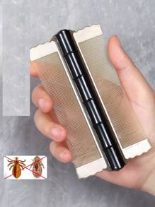1pc Black Lice & Flea Comb With Dense Teeth For Children And Adults,Hair Clips,Hair Accessories