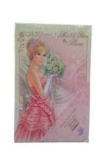 Beautiful XV YEARS Album And Diary With Space For 100 Photos And Have A Nice Memory - Coral Orange - View 1