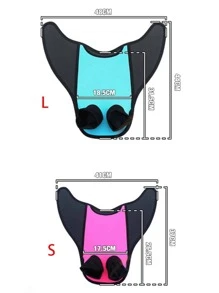 1 Miếng Đuôi nàng tiên cá Giường đơn Đối với Bơi lội Thực tiễn - màu đen - Xem 2