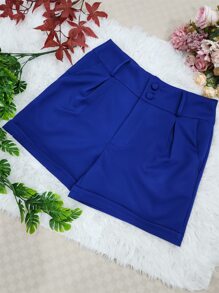 Women Shorts - 藍色 - 查看 3