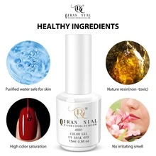 QR 15ml Blue Gel Nail Polish, Nails Gel Soak Off, Suitable For Led & Uv Lamp, Spring And Summer Gel Polish, Nail Art Manicure Salon, Diy At Home, Solid Gel Texture, 0.5oz Multiple Gel Nail Polish Colors Available - Royal Blue - View 4