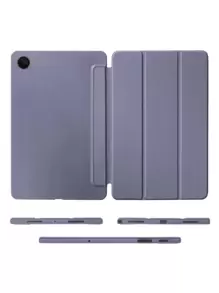 與三星Galaxy S6 Lite P610 P615 A7、A7 Lite、A8.0、A10.1、A10.5 Tab A8 X205 X200 PU平板電腦套相容的智慧型保護套 - 紫色 - 查看 1