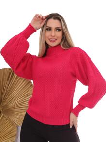 Women Sweaters - Màu Hoa hồng đỏ - Xem 1
