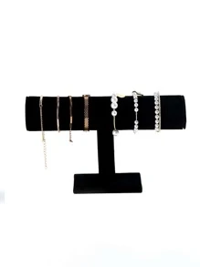 1入組耐刮擦手錶收納適用於手環,腕帶,腳鍊,適合男人及女人手錶支架展示支架 - 黑色 - 查看 4