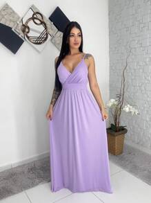 Women Dresses - Màu Lilac Tím - Xem 3
