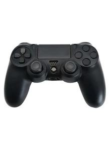 1 pieza Funda de silicona para control de PlayStation 4, antideslizante, antiralladuras, antipolvo, agarre y comodidad mejorados, material de silicona suave - Negro - Ver 1