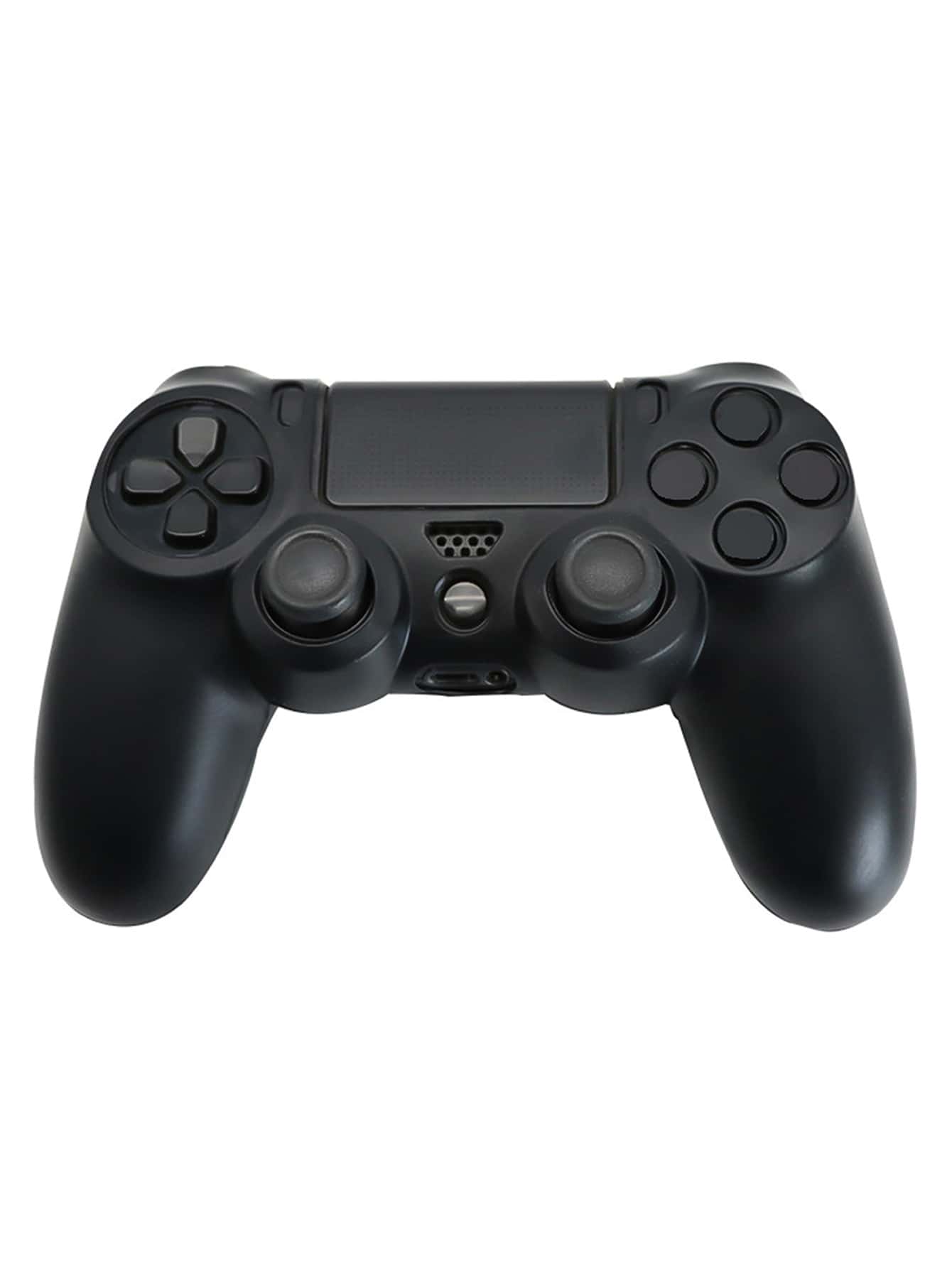 1 pieza Funda de silicona para control de PlayStation 4, antideslizante, antiralladuras, antipolvo, agarre y comodidad mejorados, material de silicona suave - Negro - Ver 1