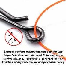 50入組釣魚快拆夾具,不銹鋼拐彎釣餌夾連接器,海水釣魚沈降夾具