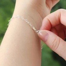 Fine Chain Bracelets - Bạc - Xem 3