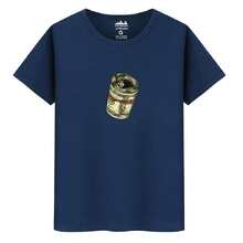 Men T-Shirts - 藏蓝色 - 查看 1