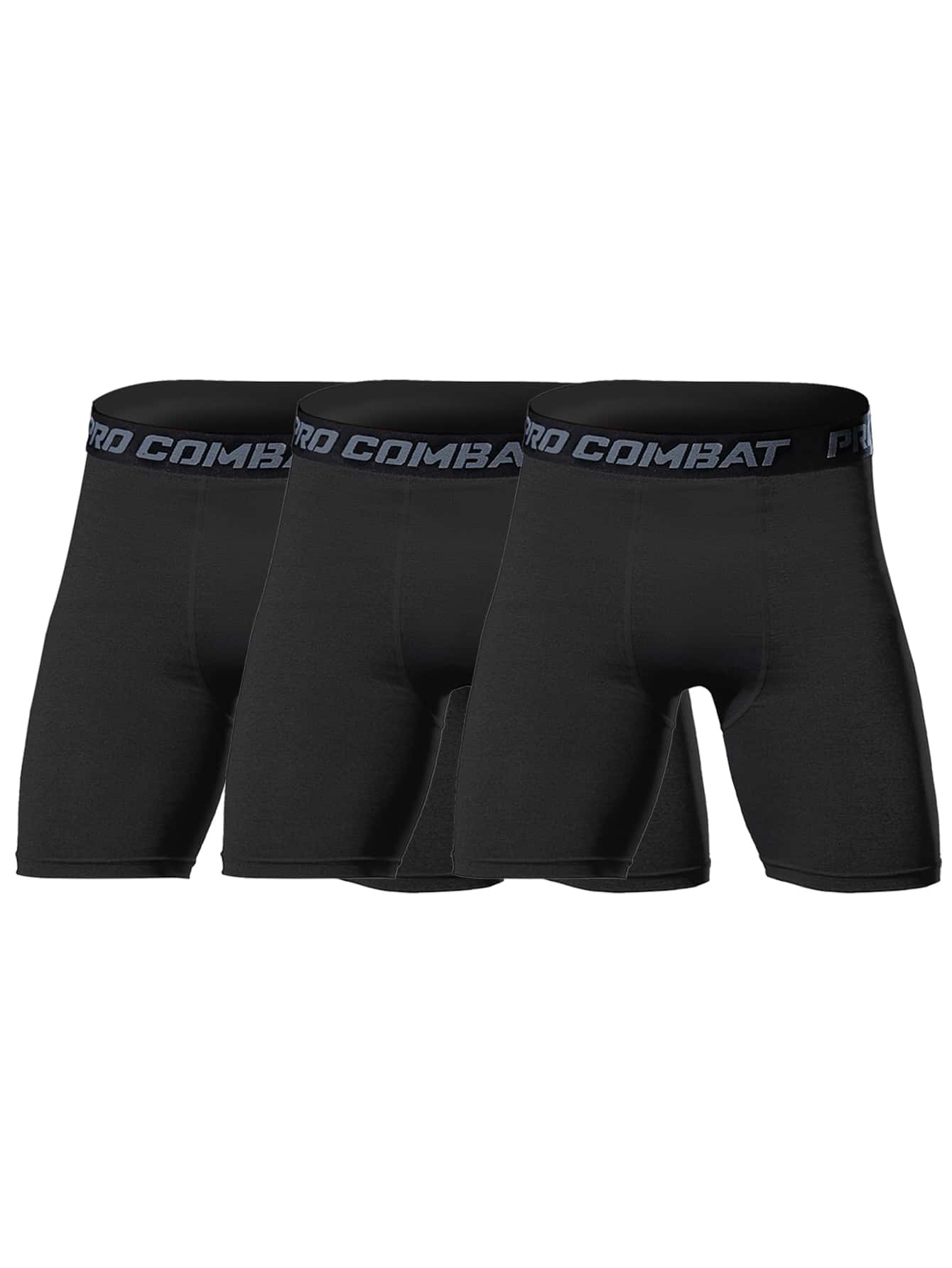 Nam Ngoài trời Thể thao Thoáng khí Nhanh khô Quần đùi chạy bộ Bóng rổ Phòng thể dục Nén Chặt Tập huấn Xà cạp Ba-mảnh Bộ đồ - S - Xem 1