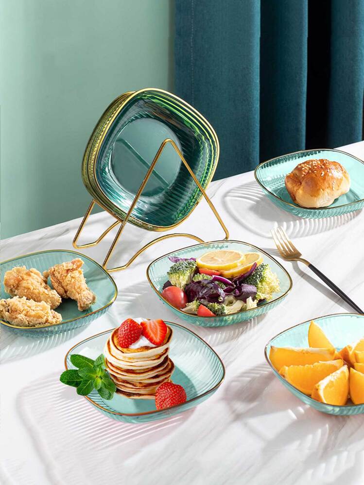 Vassoio Portatili Con Coperchio E Manico - 8 Scomparti, Contenitore Per Snack, Frutta E Verdura, Ideale Per Picnic E Feste