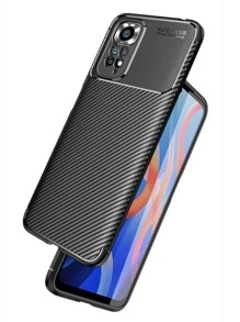 Lightweight Anti-Shock Case Cover For Xiaomi Redmi Note 11 Pro 5G Rugged Carbon - Black - View 1