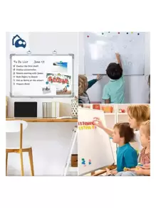 ¡Pizarrón Magnético Bluelander 60x40cm - Blanco - Ver 6