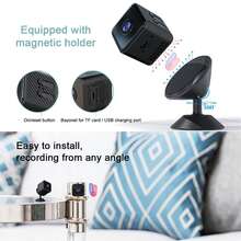Mini Intelligent Hd Wifi Camera, Mobile App For Remote Viewing, Wireless Camera, Indoor Home Security Camera - Black - View 4