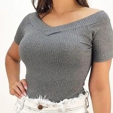 Women Blouses - 藏蓝色 - 查看 4