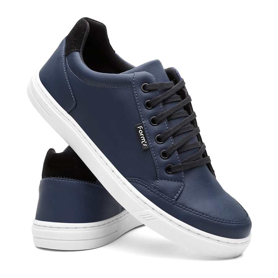 Men Sneakers - Màu xanh hải quân - Xem 1