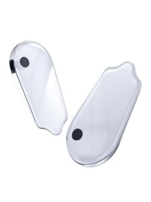 Magnetic Heel Cups - Unisex Soft GEL Half Shoe Insoles - Comfortable Foot Pad For All Shoes