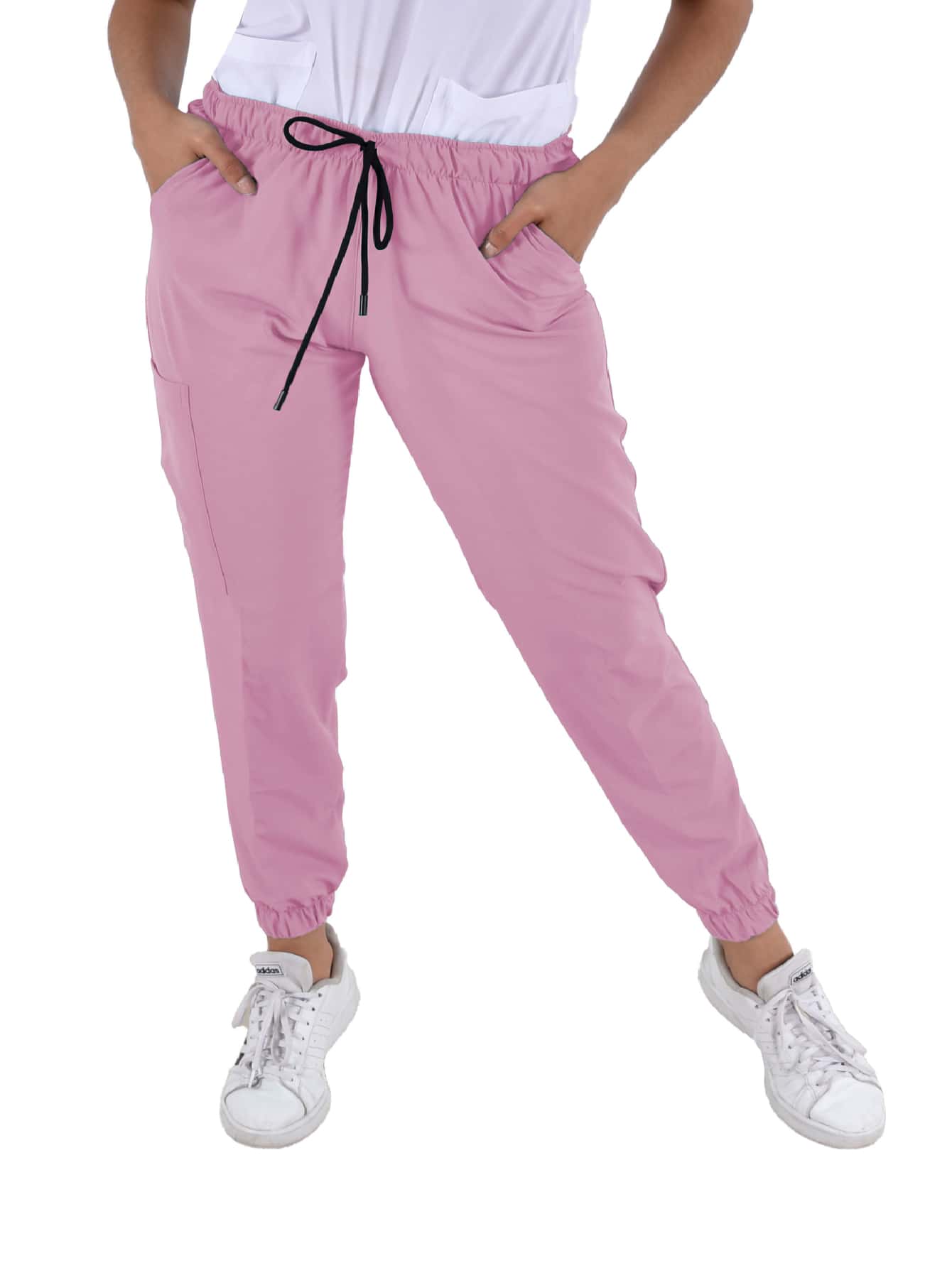 Pantalón Quirúrgico Dama Jogger - Rosa - Ver 1