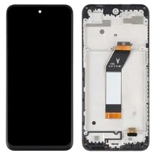 Original LCD Screen Compatible With Ulefone Note 13P Digitizer Full Assembly with Frame - Black - View 2
