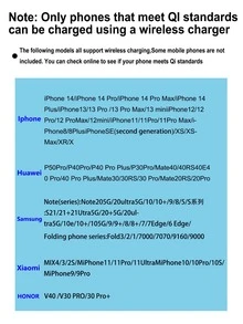 Cargador inalámbrico escritorio - Blanco - Ver 9