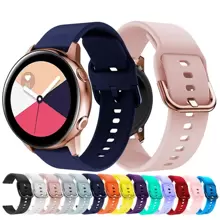 1pc/2pcs/3pcs 18mm 20mm 22mm Soft Silicone Strap Watchbands Smartwatch & Wristband Replacements Watch Band, Adjustable Quick Release Wristband Compatible With Samsung Galaxy Watch Active 2 40mm,44mm, Active 42mm 3 4 5 6,Gear S2 S3 Frontier,Classic,HuaweiWatch GT 2 3 Pro 42mm 46mm - Purple - View 3