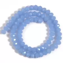 3-8mm Xanh Ngọc bích Hạt Bằng phẳng Tròn Hạt lỏng lẻo Phù hợp NỮ Làm đồ trang sức DIY Vòng tay Dây chuyền Chất liệu Quân nhu - Màu xanh lam - Xem 12