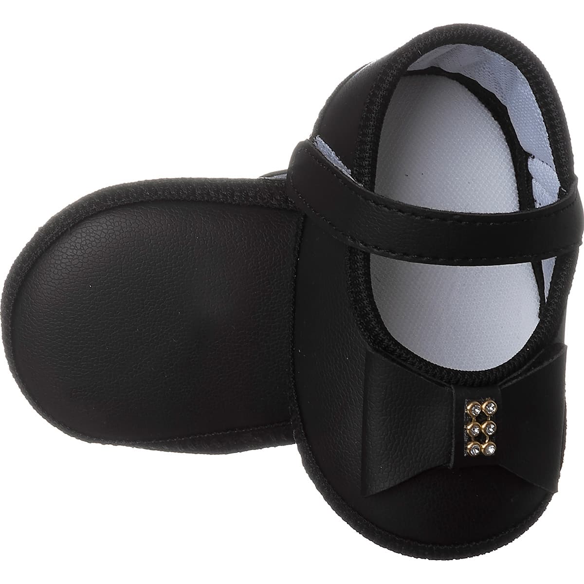 Baby Soffete Kids Flats - 黑色 - 查看 1