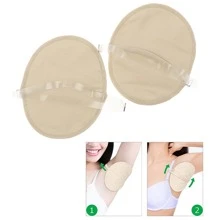 1 对防水吸水垫，适用于腋下和肩部，防汗快干身体护理，适合旅行、运动、户外、夏季、贴纸， - 膚色 - 查看 6