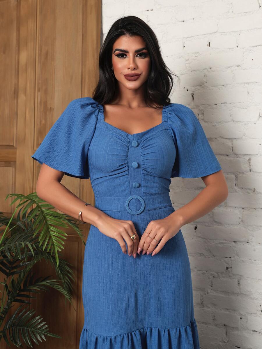 Women Dresses - Màu xanh lam - Xem 1