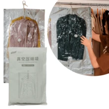 Bolsa De Almacenamiento Al Vacío Con Gancho Para Guardar Ropa Ahorra Espacio En Closet Reutilizable Compresión Empaque Comprimir - 105x70x20x20 cm - Ver 2