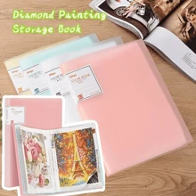 1pc Drawing Accessories Storage Binder, Artwork Storage & Display Binder, Transparent Classification File Folder For Student's Documents And Exam Papers - Pink - View 1