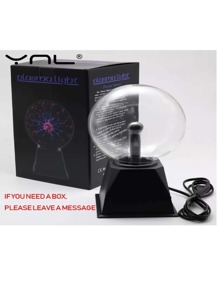 Bobina de Plasma 5" y 6" lámpara de tesla lampara de rayos - Rojo - Ver 2